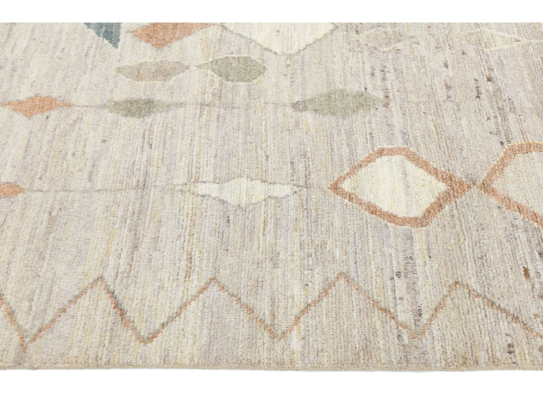 Modern Moroccan Wool Rug 8 X 10