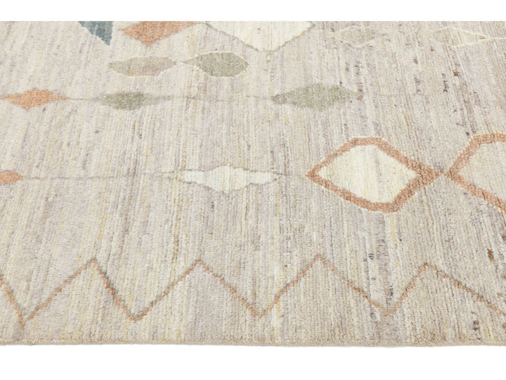 Modern Moroccan Wool Rug 8 X 10