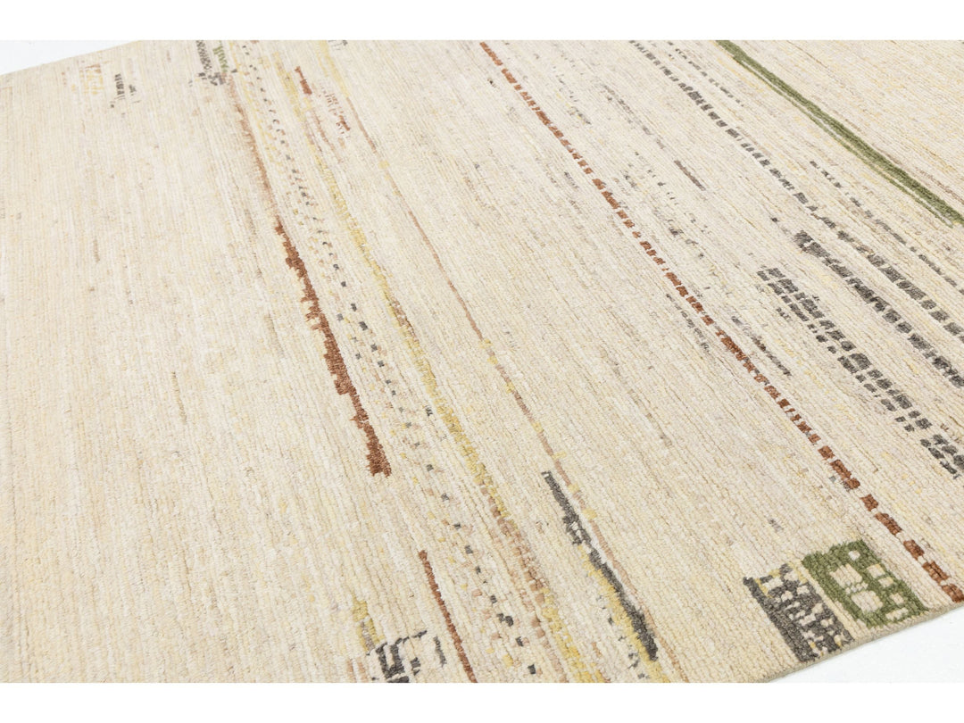 Modern Moroccan Wool Rug 8 X 10