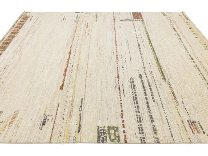 Modern Moroccan Wool Rug 8 X 10