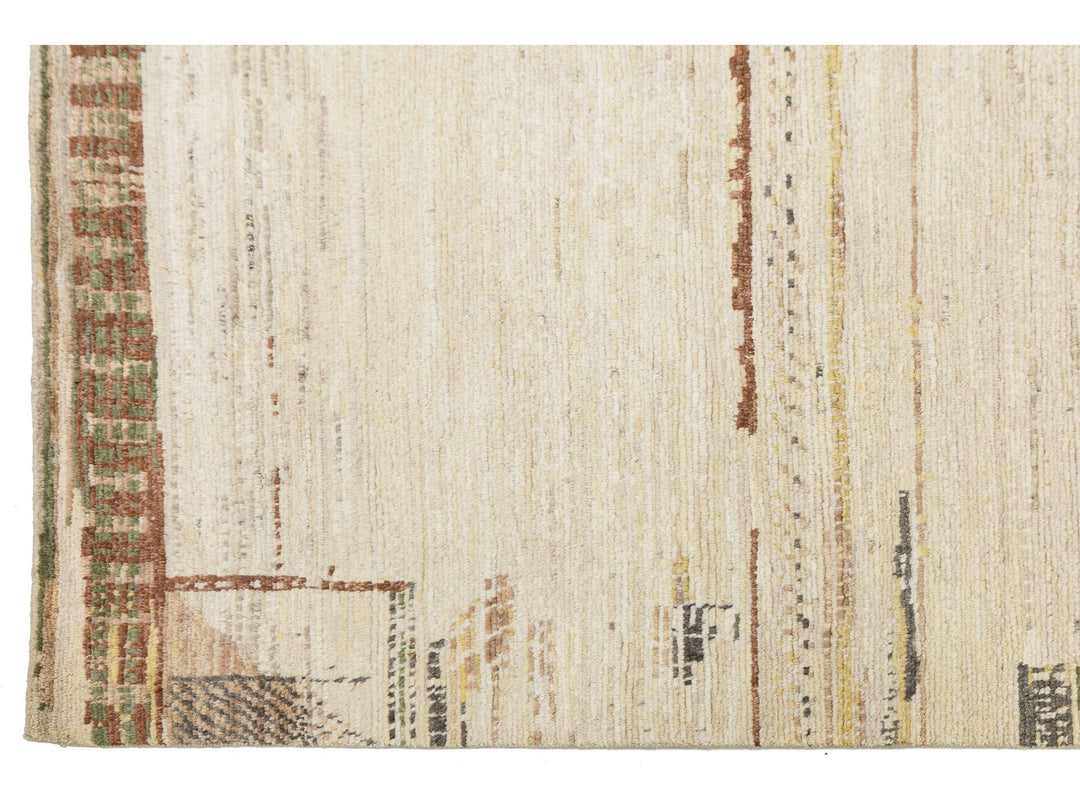 Modern Moroccan Wool Rug 8 X 10