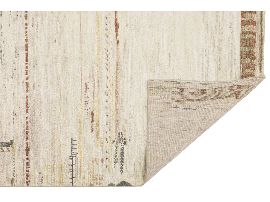 Modern Moroccan Wool Rug 8 X 10