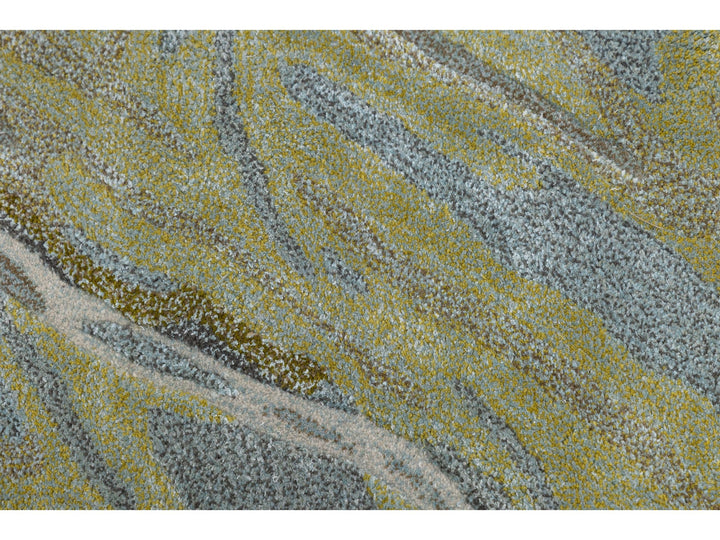 Modern Wool and Silk Rug 8 X 10
