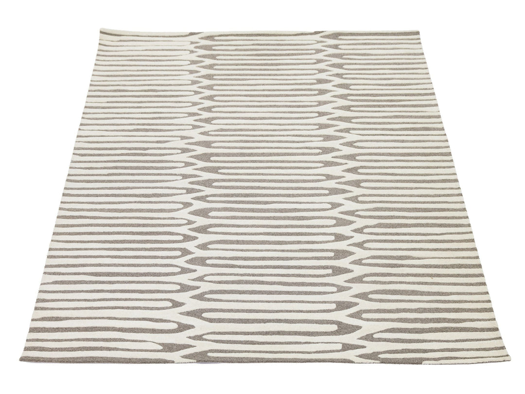 Modern Wool Rug 8 X 10