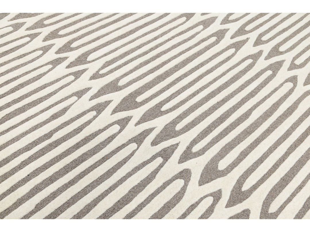 Modern Wool Rug 8 X 10
