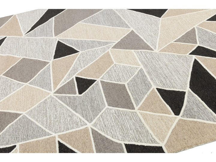 Modern Wool Rug 8 X 10