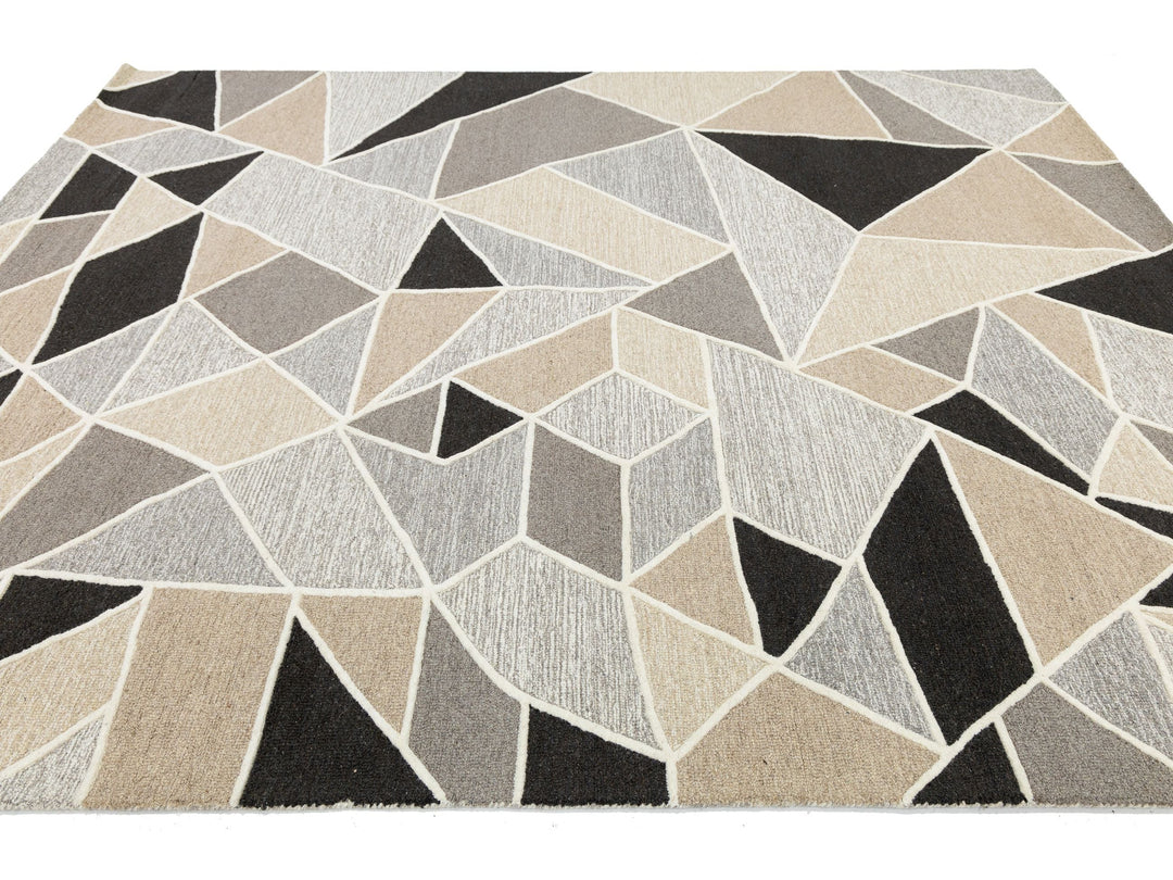 Modern Wool Rug 8 X 10
