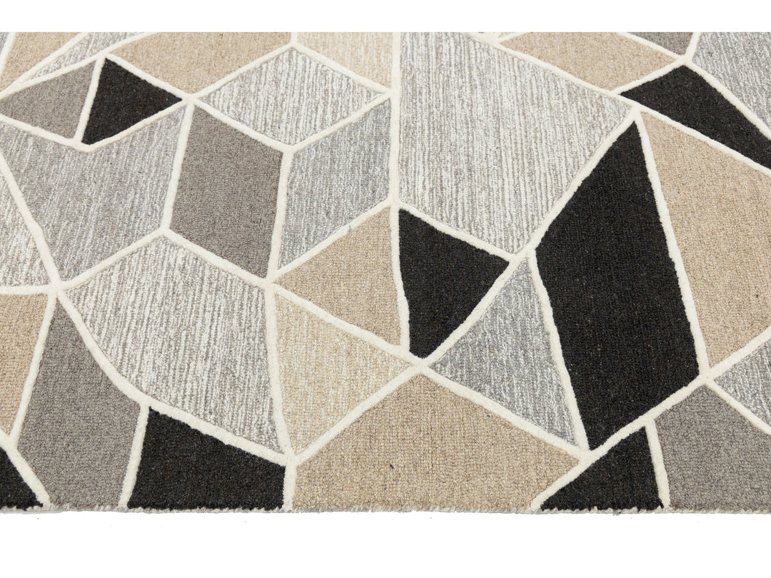 Modern Wool Rug 8 X 10