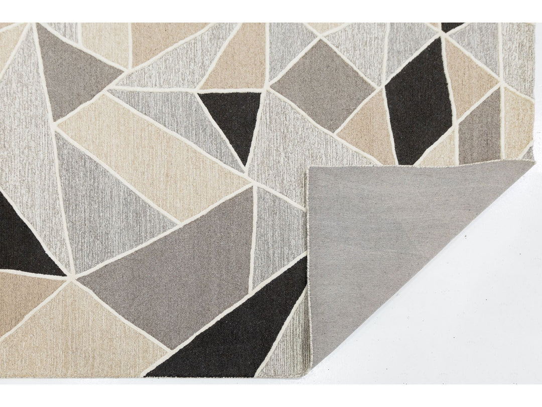 Modern Wool Rug 8 X 10