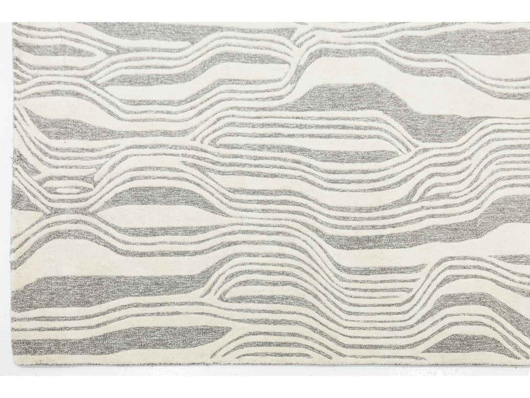 Modern Wool Rug 8 X 10