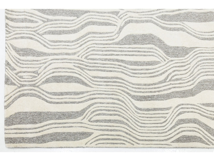Modern Wool Rug 8 X 10