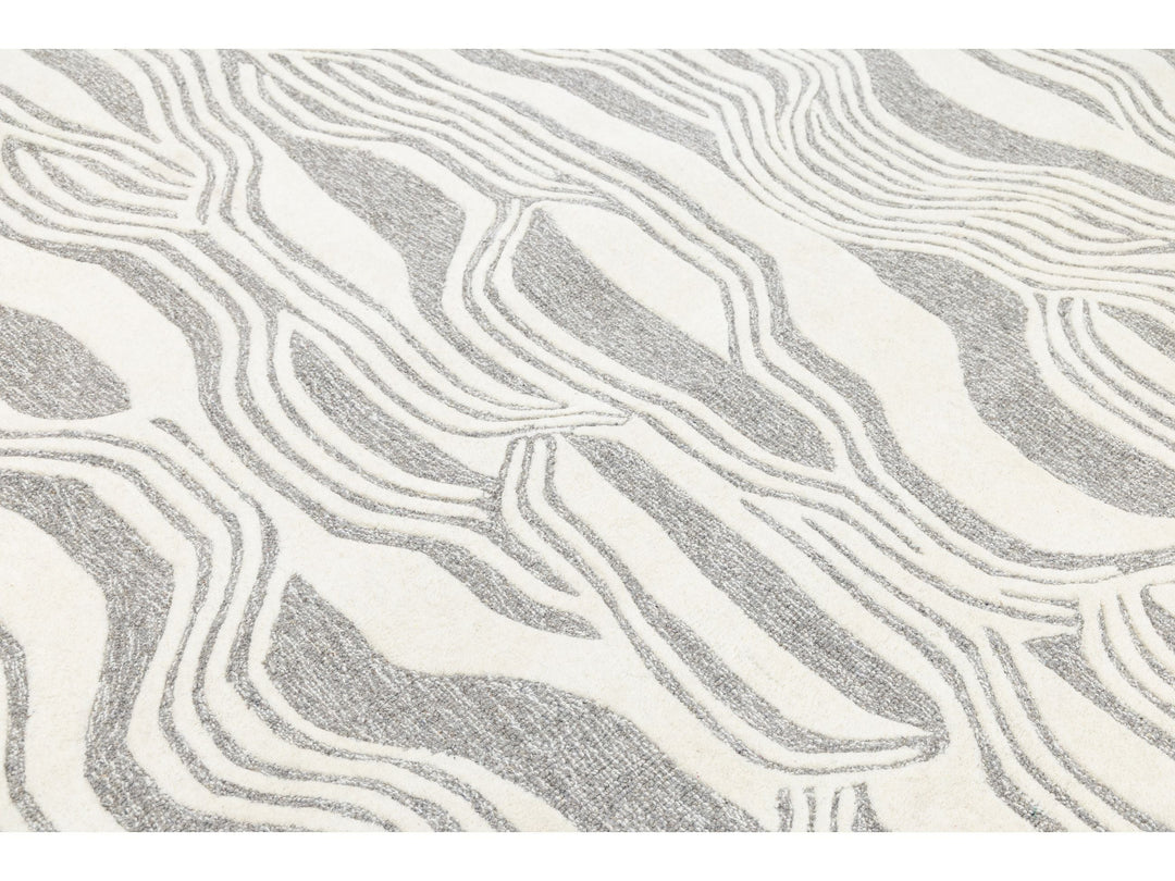 Modern Wool Rug 8 X 10