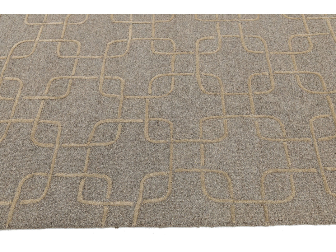 Modern Wool Rug 8 X 10