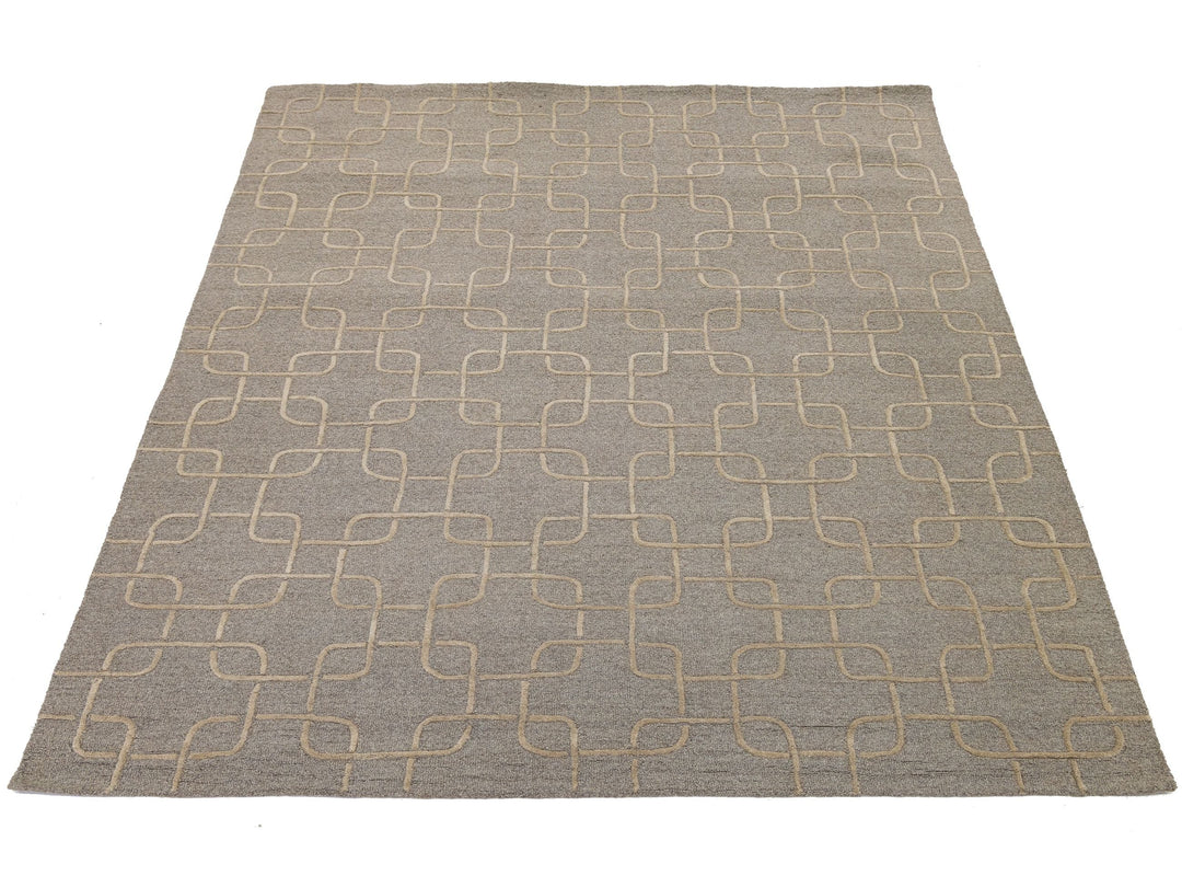 Modern Wool Rug 8 X 10