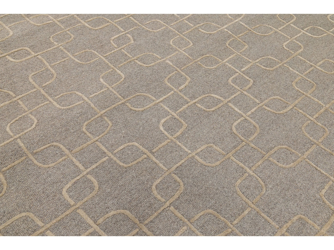 Modern Wool Rug 8 X 10