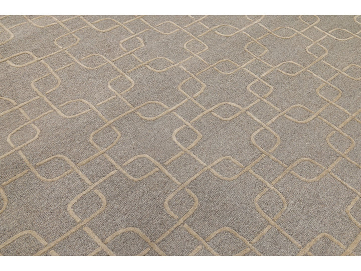 Modern Wool Rug 8 X 10