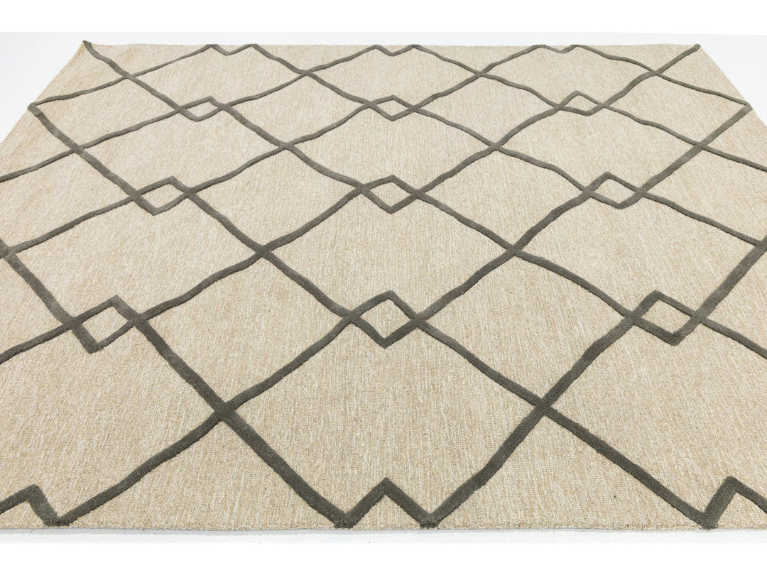 Modern Wool Rug 8 X 10