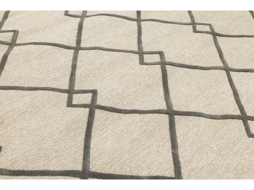 Modern Wool Rug 8 X 10