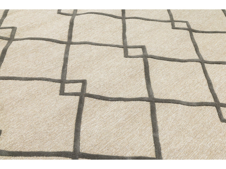 Modern Wool Rug 8 X 10