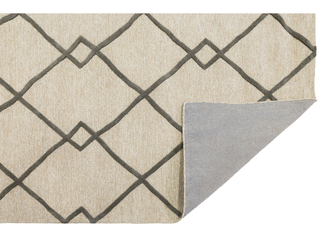 Modern Wool Rug 8 X 10