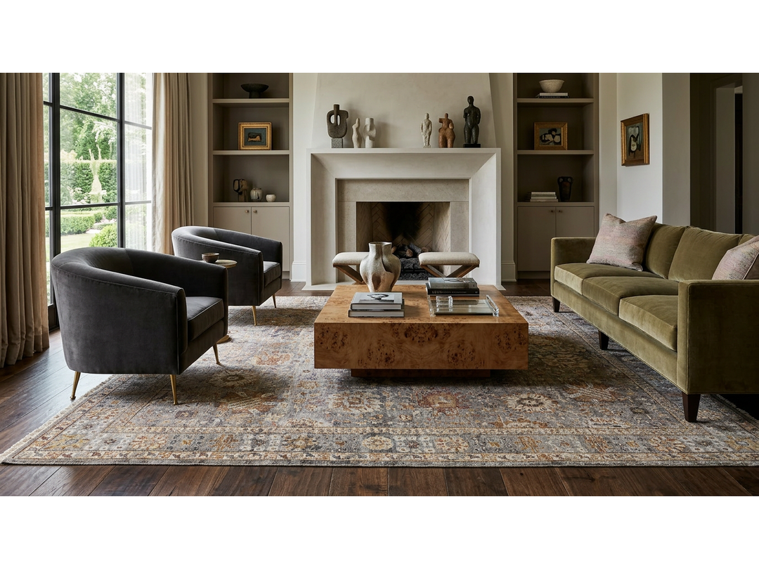 Modern Tabriz Wool Rug 12 X 15