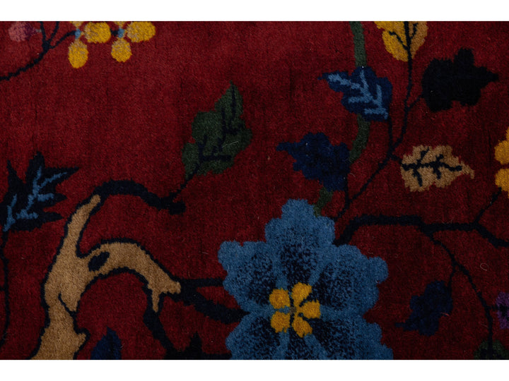 Antique Art Deco Chinese Rug 9 X 12