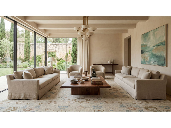 Modern Oushak Wool Square Rug 15 X 15