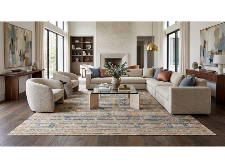 Modern Bidjar Wool Rug 13 X 18