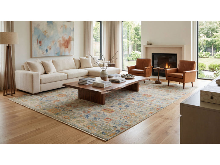 Modern Agra Wool Rug 10 X 14