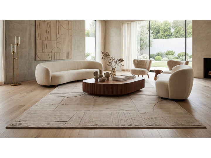 Modern Wool Rug 9 X 12