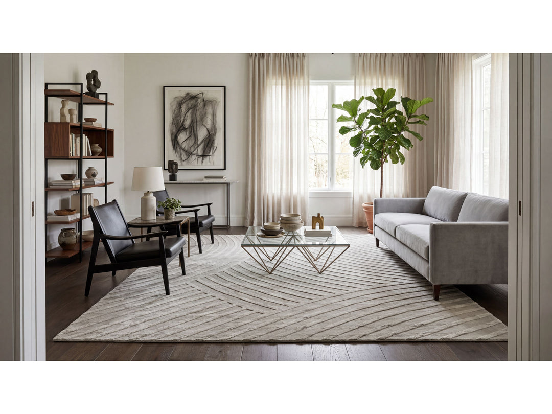 Modern Wool Rug 10 X 14