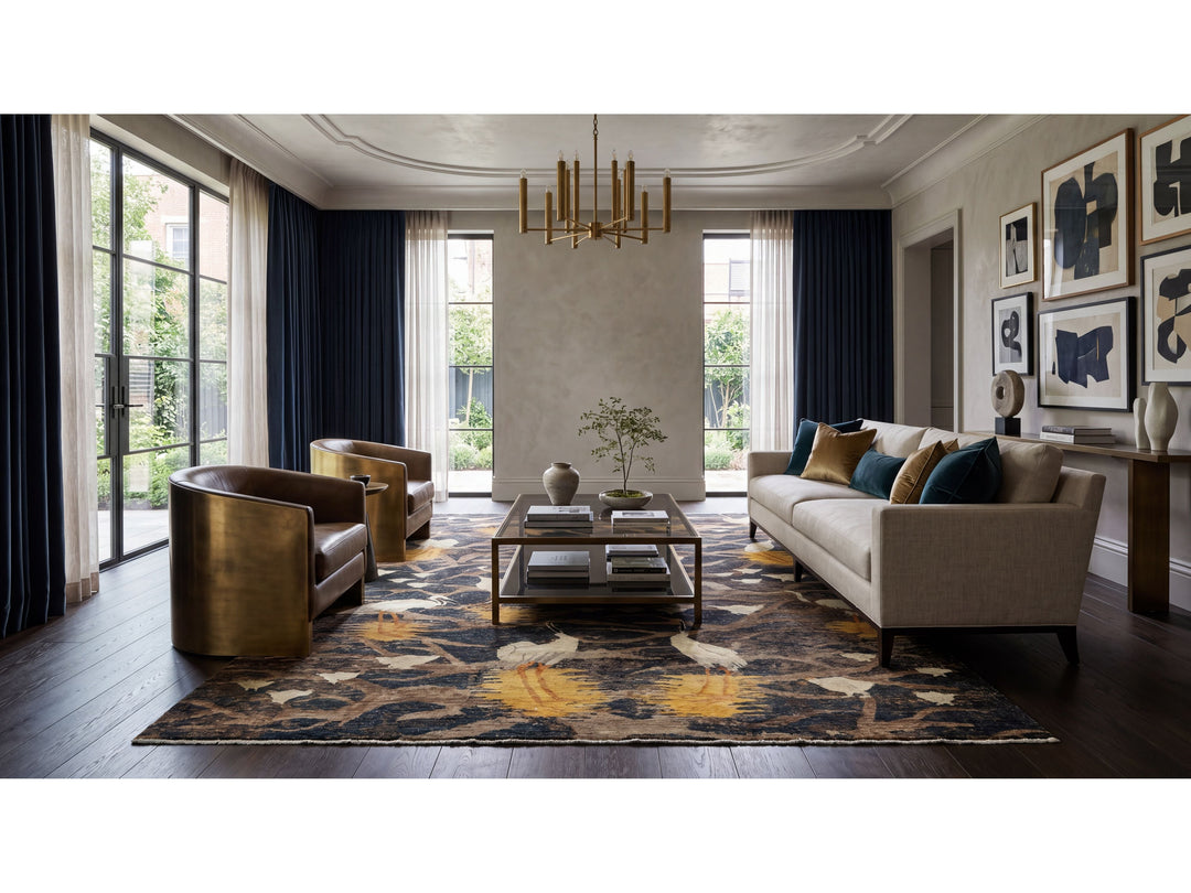 Modern Arts &amp; Crafts Wool Rug 10 X 14