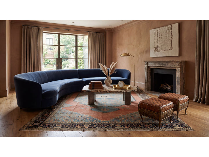 Antique Serapi Wool Rug 8 X 13
