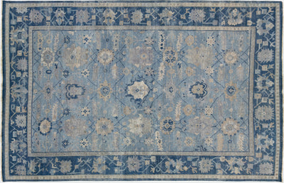 Modern Tabriz Wool Rug 10 X 16