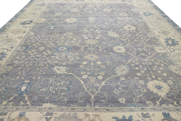 Modern Artisan Mahal Wool Rug 12 X 15