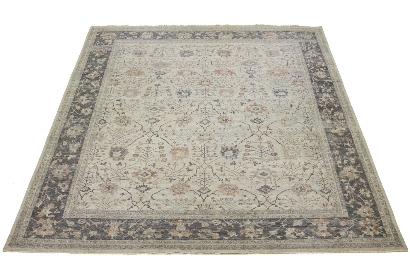 Modern Artisan Mahal Wool Rug 15 X 19