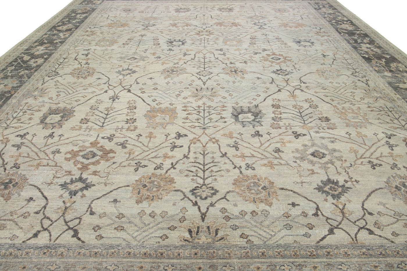 Modern Artisan Mahal Wool Rug 15 X 19