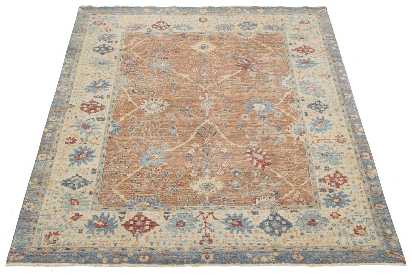 Modern Tabriz Wool Rug 8 X 10