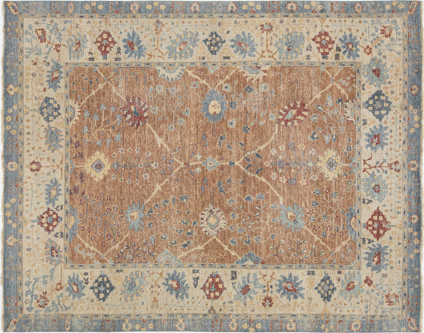 Modern Tabriz Wool Rug 8 X 10