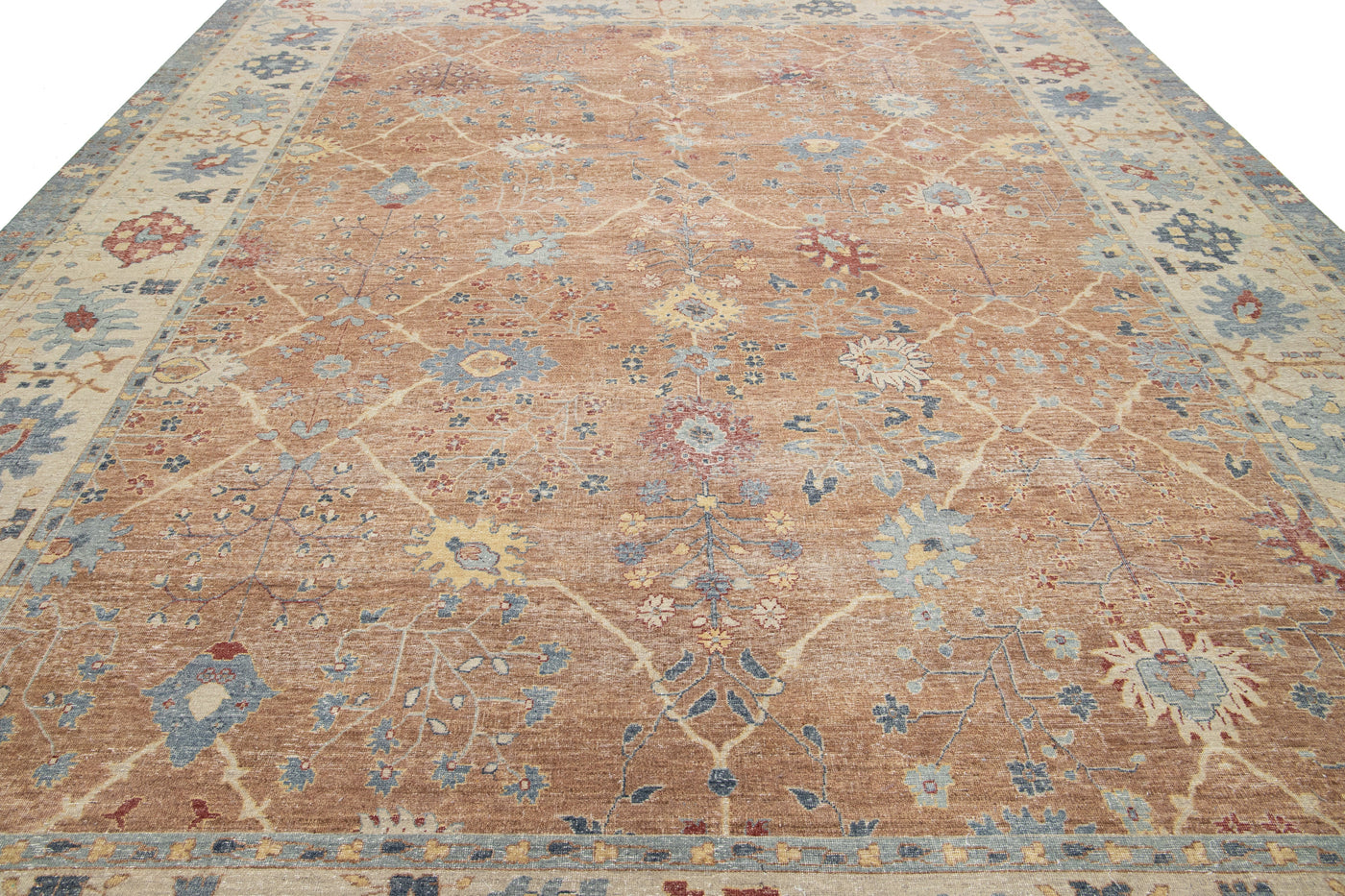 Modern Artisan Tabriz Wool Rug 12 X 15