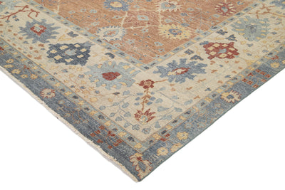 Modern Tabriz Wool Rug 13 X 17