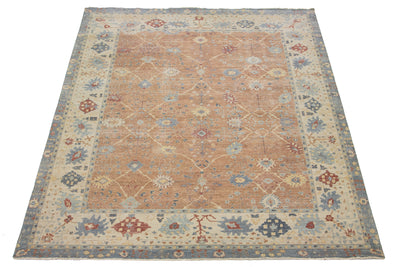 Modern Tabriz Wool Rug 13 X 17