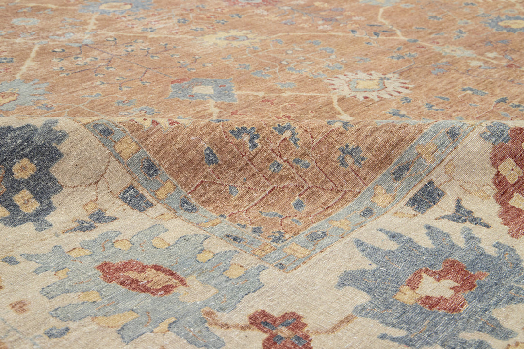 Modern Artisan Tabriz Wool Rug 13 X 17