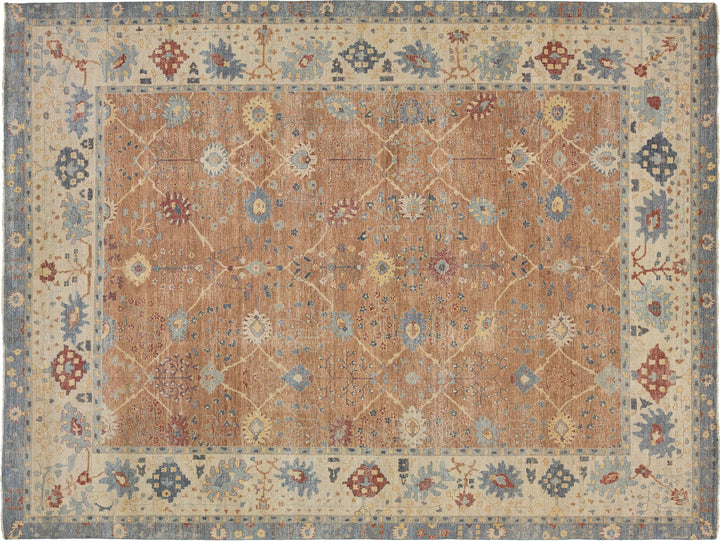 Modern Artisan Tabriz Wool Rug 13 X 17