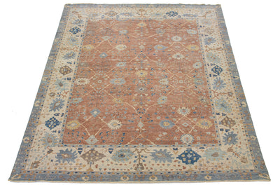 Modern Tabriz Wool Rug 13 X 17