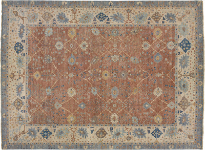 Modern Tabriz Wool Rug 13 X 17