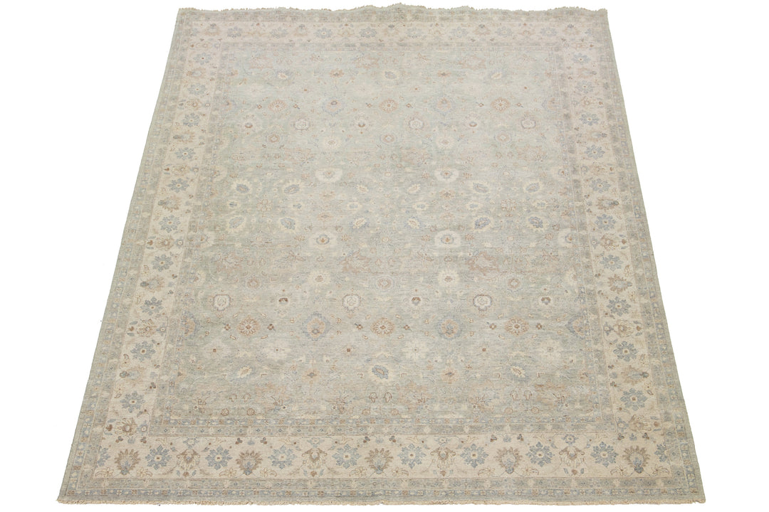 Modern Artisan Indian Wool Rug 12 X 15