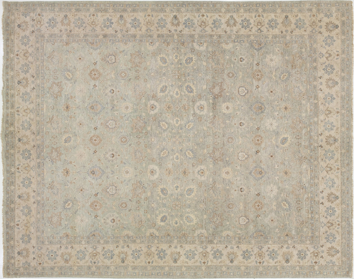 Modern Indian Wool Rug 12 X 15