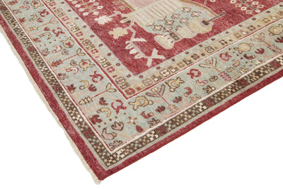 Modern Samarkand Wool Rug 7 X 10