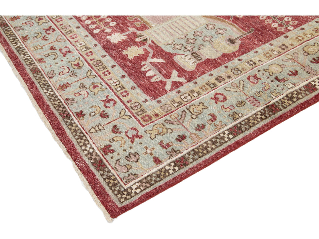 Modern Artisan Samarkand Wool Rug 7 X 10